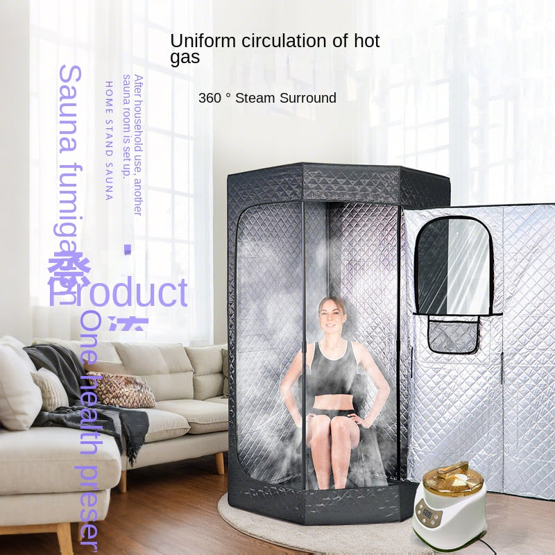 Sauna Maison Portable – Tente Vapeur 5 Faces avec Support