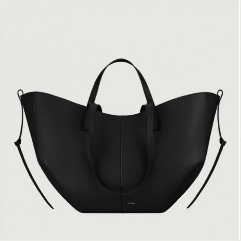 Leather bucket bag handbag tote bag