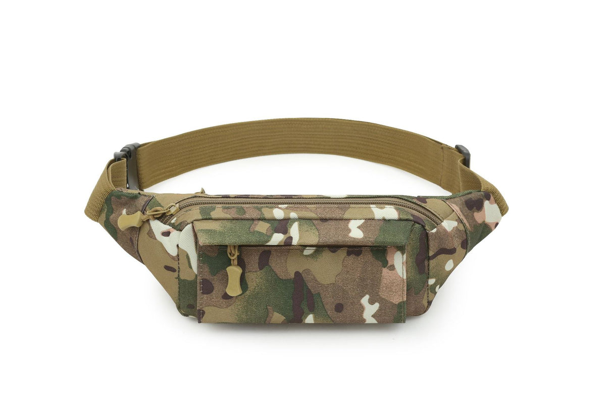 Men's waist bag mobile phone bag multifunctional sports and leisure men's bag outdoor camouflage bag