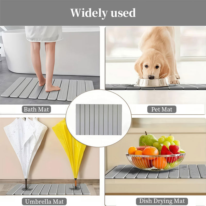 Tapis de Bain Diatomite 40x60cm – Séchage Ultra Rapide