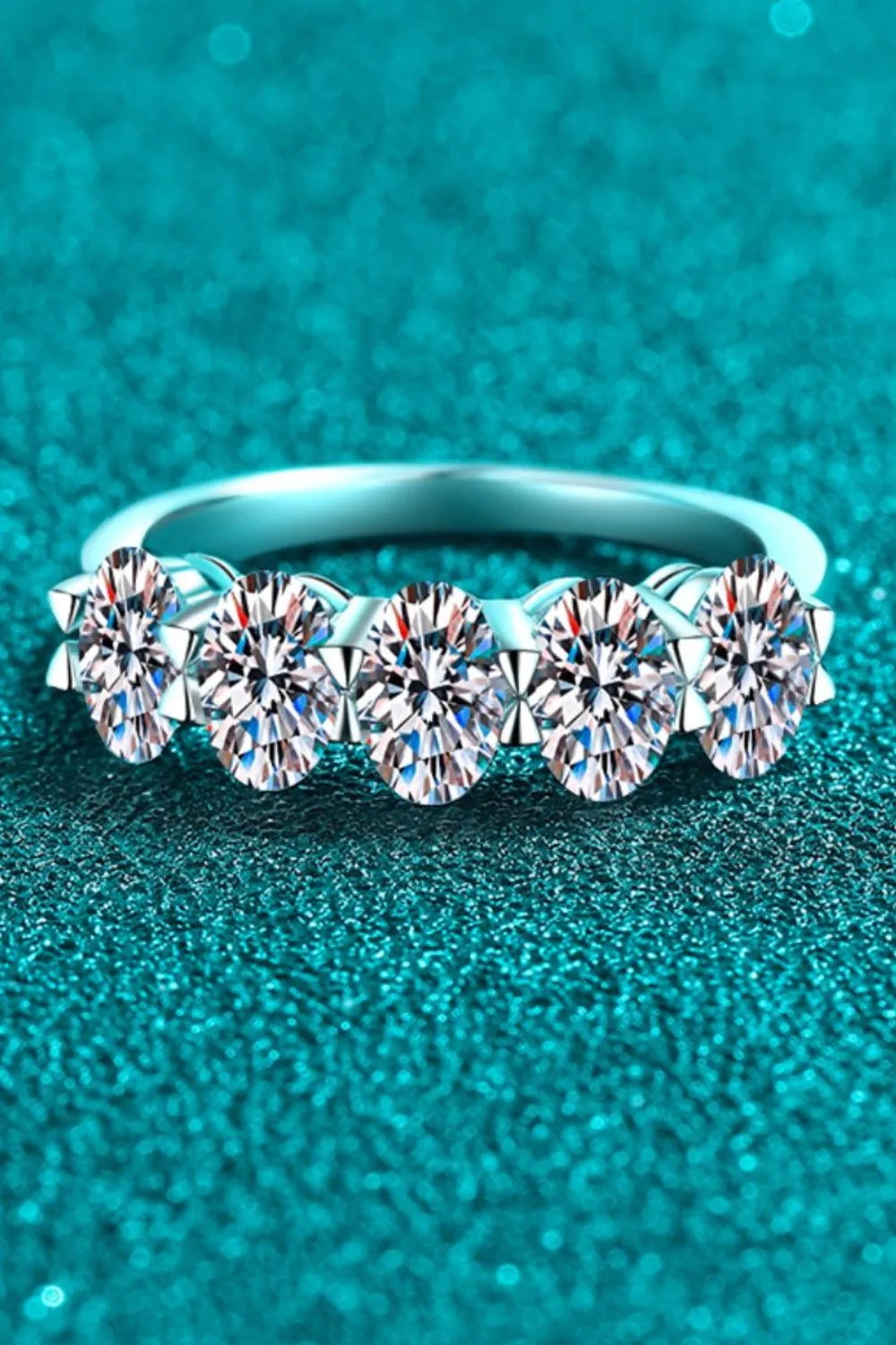 Bague Moissanite 2,5 Carats – Argent Sterling 925
