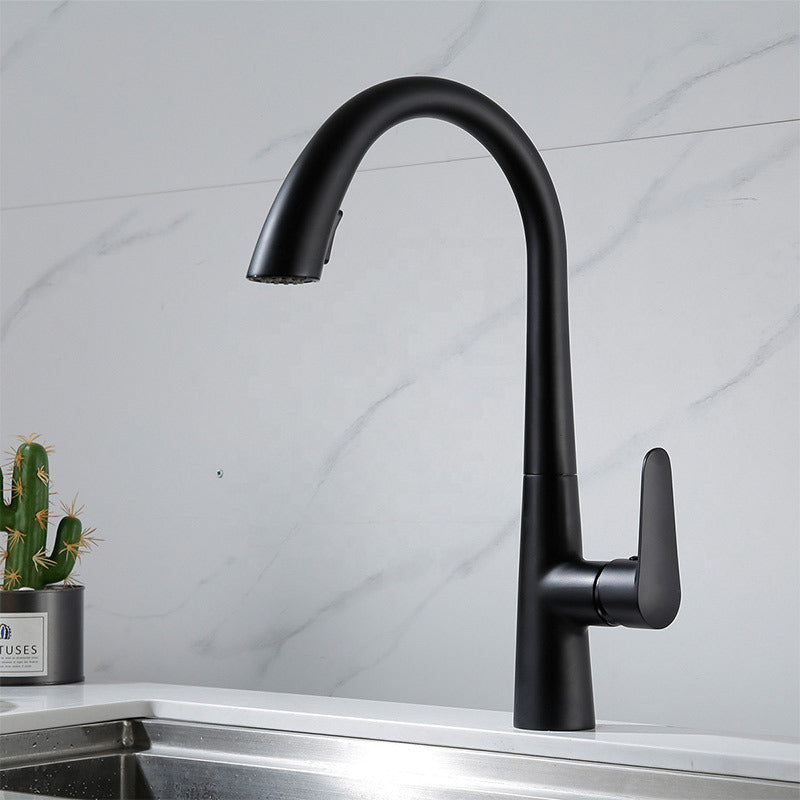 Évier Cuisine Inox 304 Doré – Robinet Mitigeur Rétractable