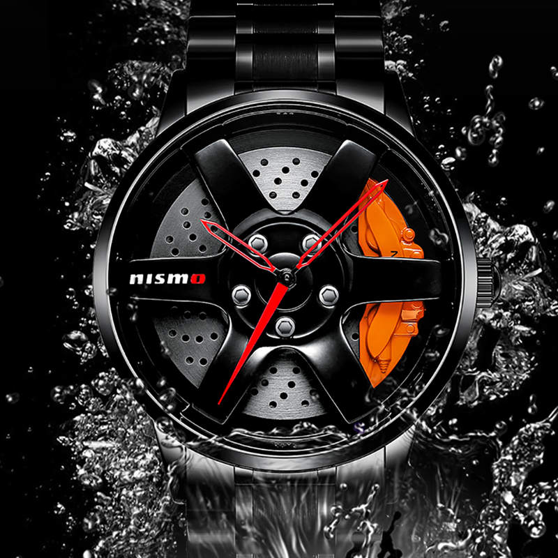 NIBOSI Wheel Rim Mens Watches Top Brand Luxury Sport Car Watch Men Fashion Waterproof Men's Quartz Wristwatch Relogio Masculino