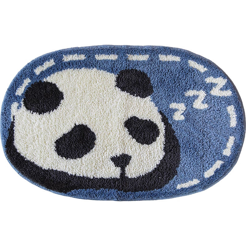 Tapis Salle de Bain Peluche Antidérapant – Imitation Cachemire