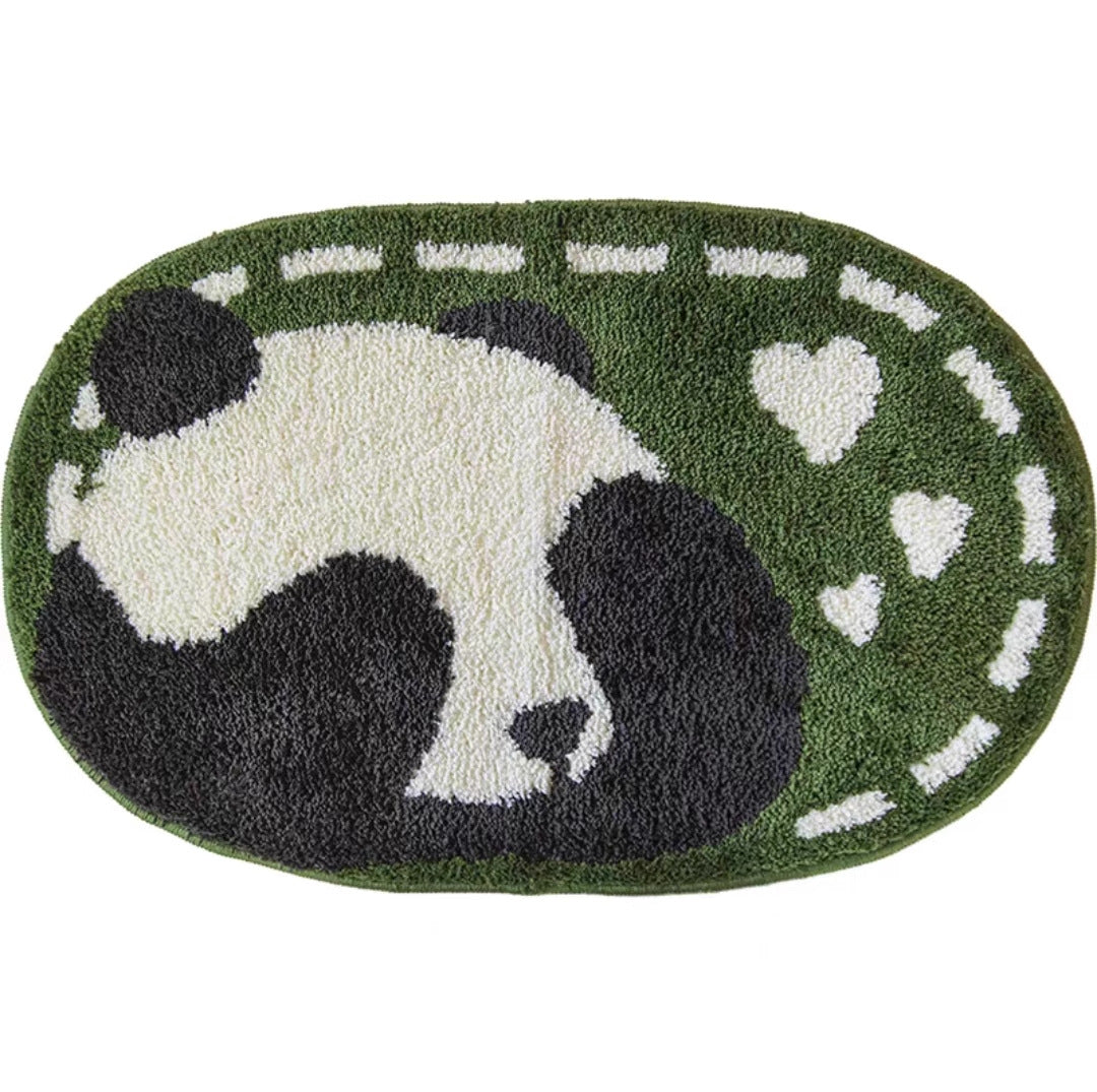 Tapis Salle de Bain Peluche Antidérapant – Imitation Cachemire