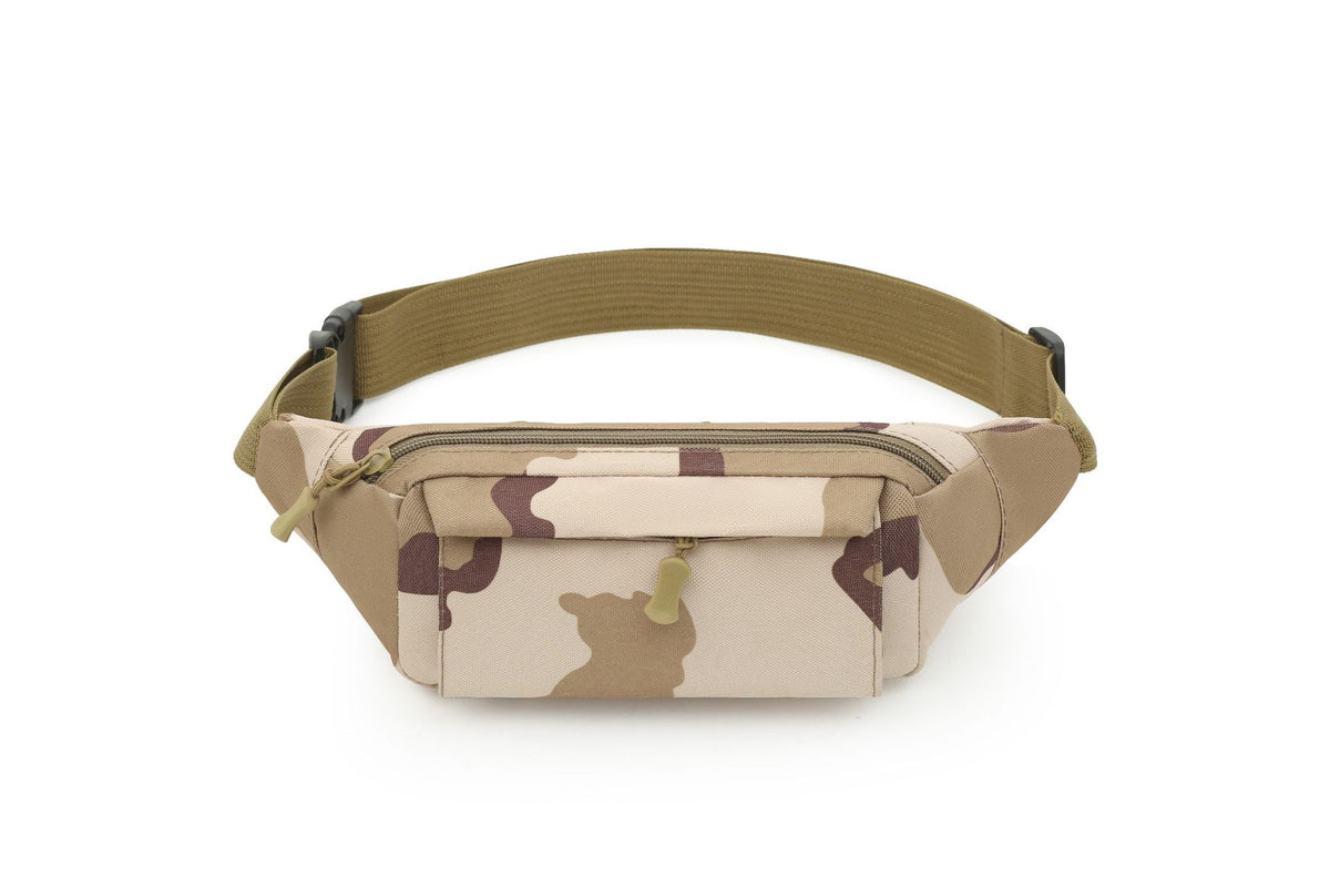 Men's waist bag mobile phone bag multifunctional sports and leisure men's bag outdoor camouflage bag
