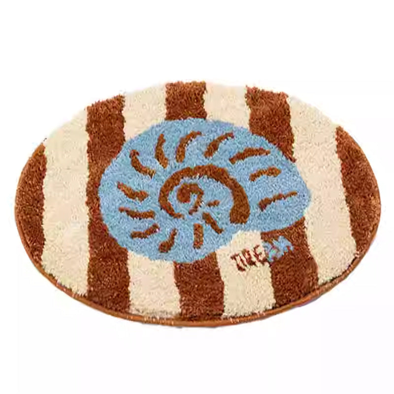 Tapis Salle de Bain Peluche Antidérapant – Imitation Cachemire