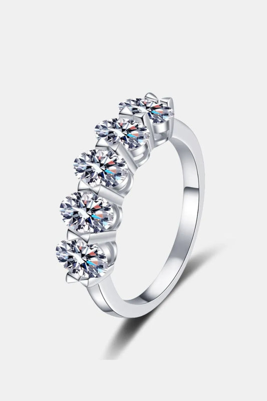 Bague Moissanite 2,5 Carats – Argent Sterling 925