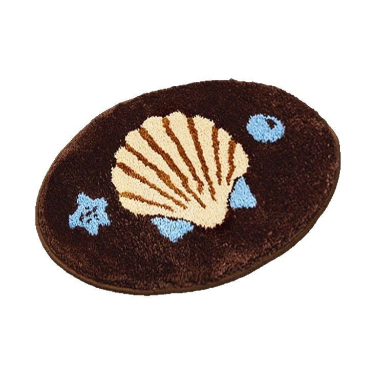 Tapis Salle de Bain Peluche Antidérapant – Imitation Cachemire