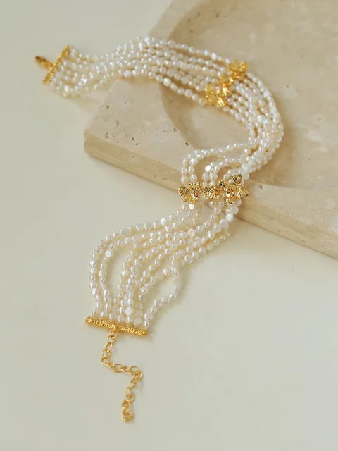 Collier Perles d'Eau Douce Vintage – Ras-de-Cou Femme