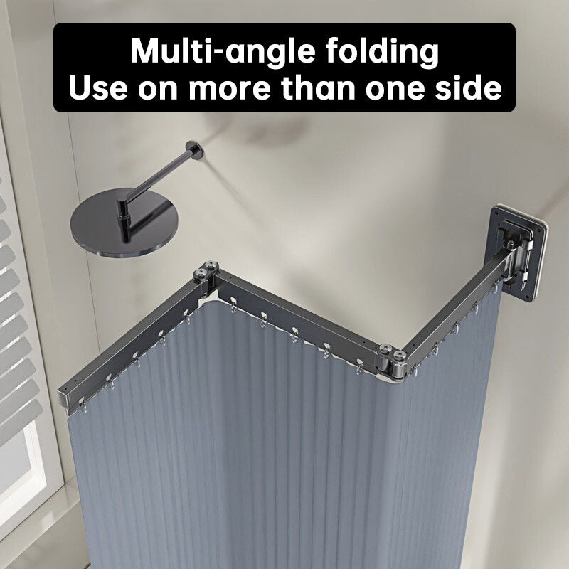 Rideau de Douche Pliable Imperméable – Séparation Sec/Humide