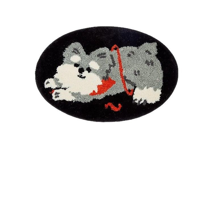 Tapis Salle de Bain Peluche Antidérapant – Imitation Cachemire