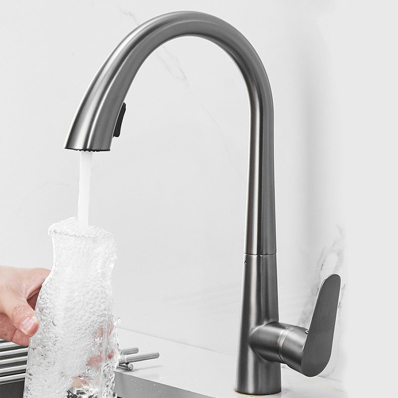 Évier Cuisine Inox 304 Doré – Robinet Mitigeur Rétractable