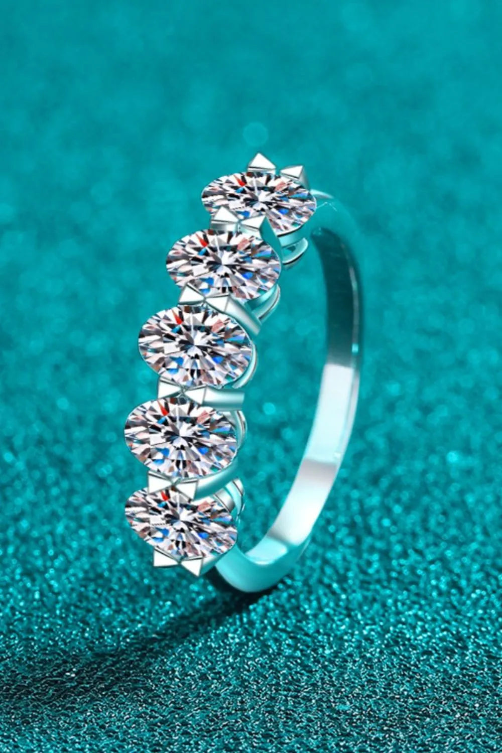 Bague Moissanite 2,5 Carats – Argent Sterling 925