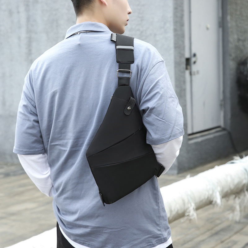 Multi functional sports waist bag single shoulder anti-theft bag lightweight and close fitting chest bag